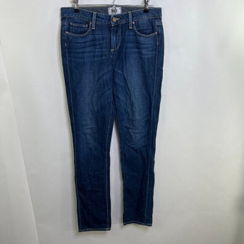 Paige 25 x 31 Jimmy Jimmy Skinny Jeans Blue Denim Stretch Womens Medium‎ Wash